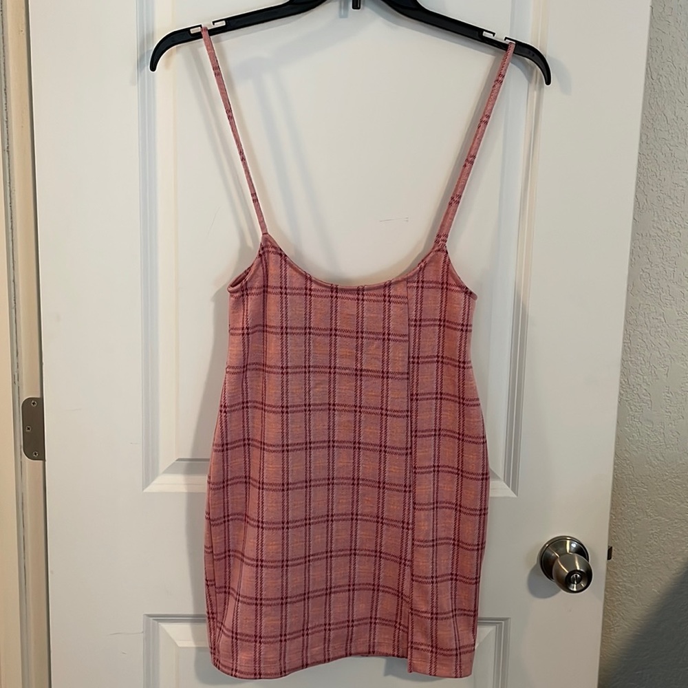 Plaid mini skirt